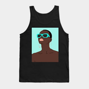 Black girl with sunglasses Tank Top